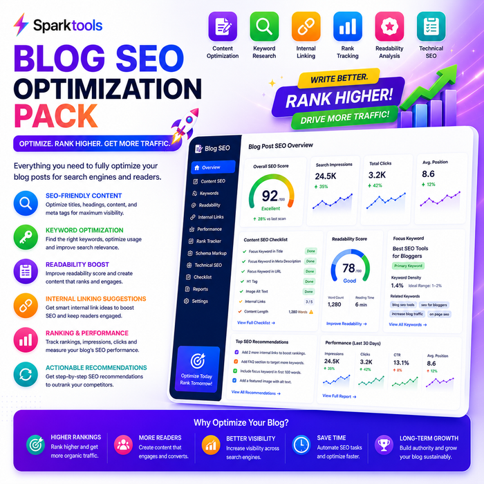 Blog SEO Optimization Pack