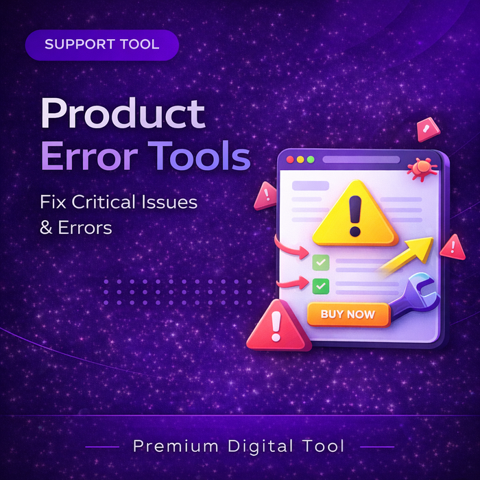 Product error tools