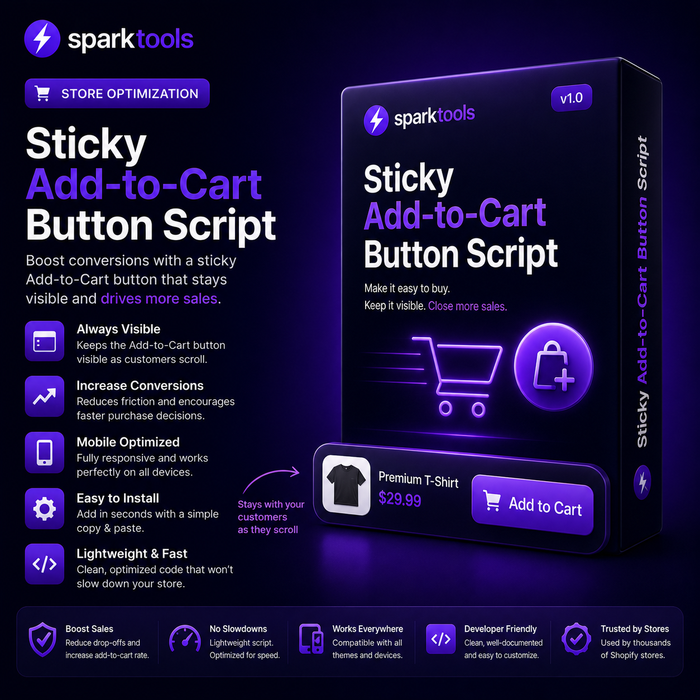 Sticky Add-to-Cart Button Script